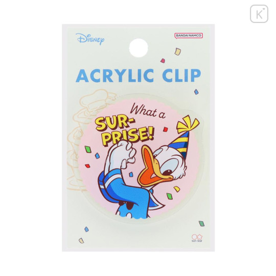 Japan Disney Acrylic Clip - Surprise / Donald Duck Birthday 2024 - 1