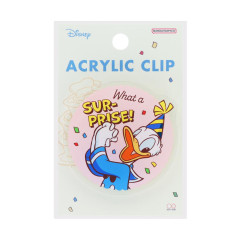 Japan Disney Acrylic Clip - Surprise / Donald Duck Birthday 2024