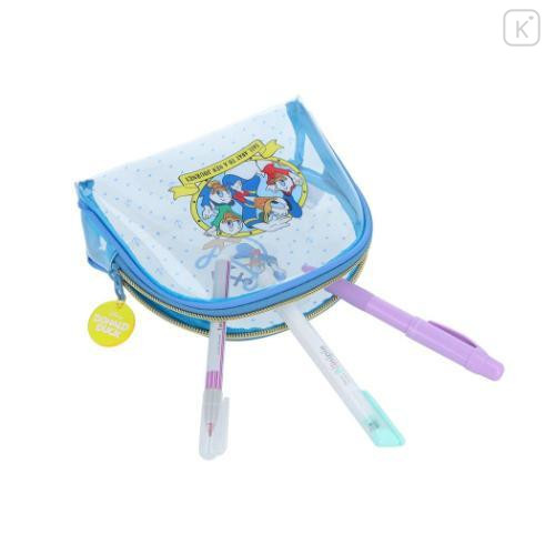 Japan Disney Clear Round Pouch - Surprise / Donald Duck Birthday 2024 - 4