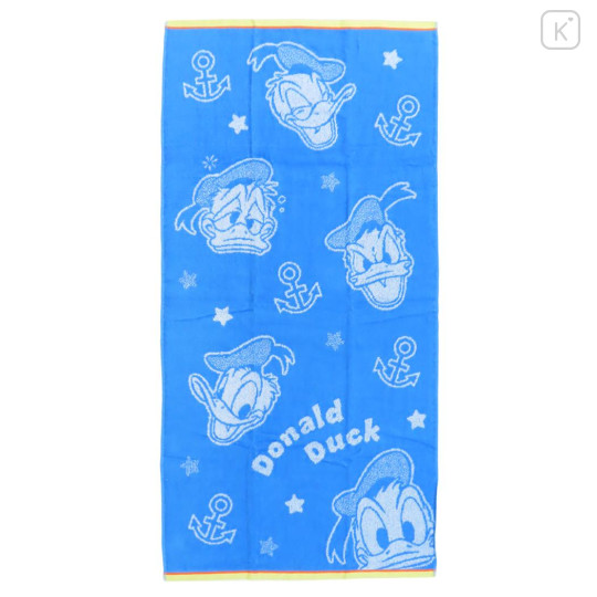 Japan Disney Jacquard Bath Towel - Donald Duck - 1