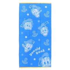 Japan Disney Jacquard Bath Towel - Donald Duck