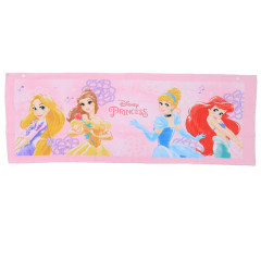 Japan Disney Jacquard Bath Towel - Princesses / Pink