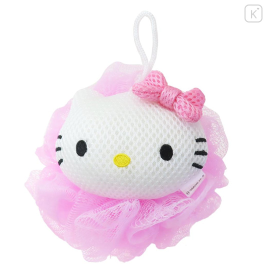 Japan Sanrio Bath Sponge - Hello Kitty / Face - 1