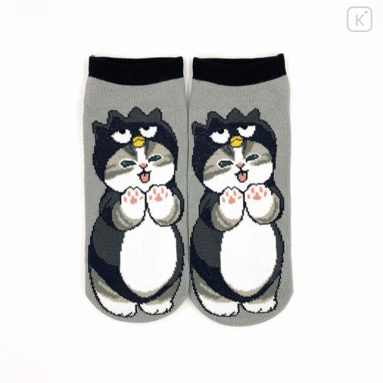 Japan Sanrio × Mofusand Ankle Socks - Cat : Bad Badtz-maru Hug Me - 1