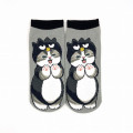 Japan Sanrio × Mofusand Ankle Socks - Cat : Bad Badtz-maru Hug Me - 1