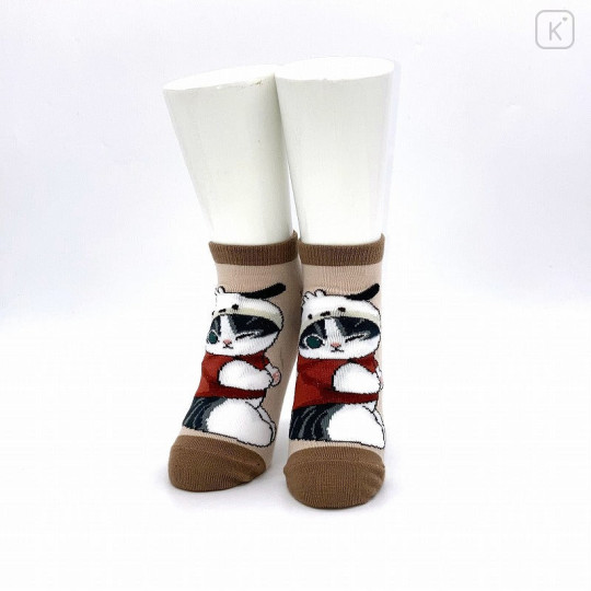 Japan Sanrio × Mofusand Ankle Socks - Cat : Pochacco Wink - 2