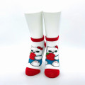 Japan Sanrio × Mofusand Rib Socks - Cat / Hello Kitty Strawberry - 2
