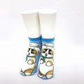 Japan Sanrio × Mofusand Rib Socks - Cat / Cinnamoroll Hug Me - 2