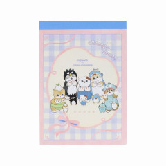 Japan Sanrio × Mofusand Mini Notepad - Cat / Hug Me