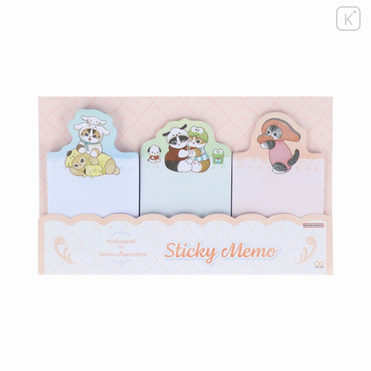 Japan Sanrio × Mofusand Sticky Notes - Cat / Hug Me - 1