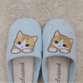 Japan Mofusand Room Slippers - Cat / Blue - 3