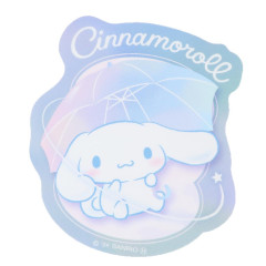 Japan Sanrio Vinyl Sticker - Cinnamoroll / Umbrealla