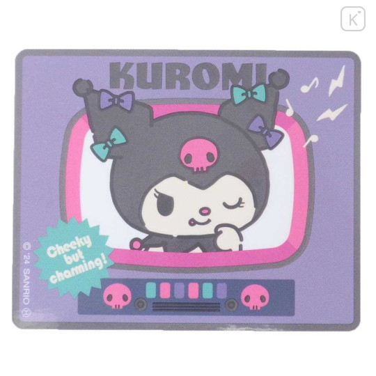 Japan Sanrio Vinyl Sticker - Kuromi / Cheeky & Charming - 1