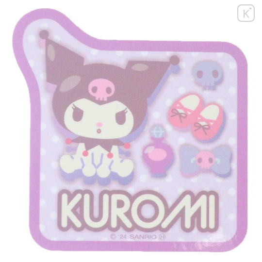 Japan Sanrio Vinyl Sticker - Kuromi / Beauty - 1