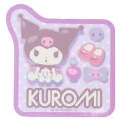 Japan Sanrio Vinyl Sticker - Kuromi / Beauty