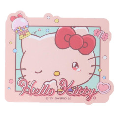 Japan Sanrio Vinyl Sticker - Hello Kitty / Wink