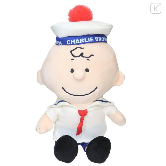 Japan Peanuts Plush Toy - Charlie / Marine Sailor - 1