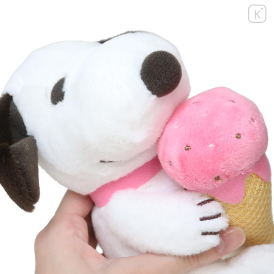 Japan Peanuts Plush Toy - Snoopy / Ice Cream - 3