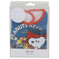 Japan Peanuts Bib & Socks Set - Snoopy / Kids Music