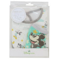 Japan Disney Bib & Socks Set - Mickey Mouse / Good Night - 1