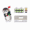 Japan Mofusand Mofumofu Station Layer Acrylic Stand - Cat / Station Stuff Nyan - 4