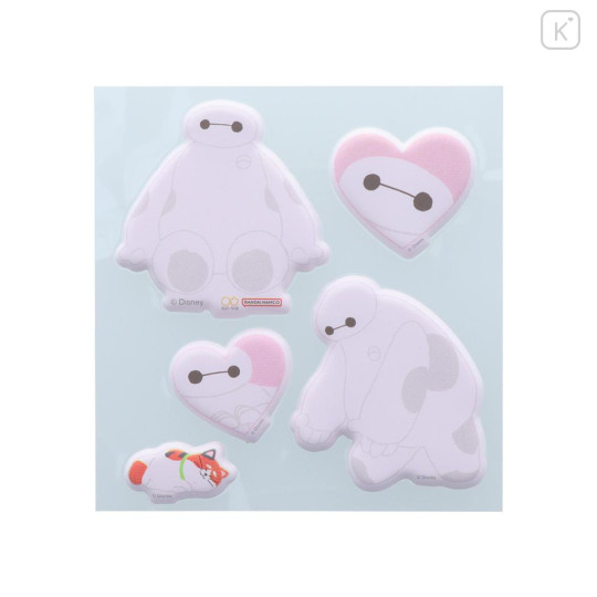 Japan Disney Bubble Sticker - Baymax - 2