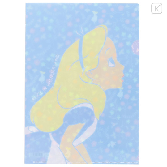 Japan Disney A4 Clear File Holder - Alice - 1