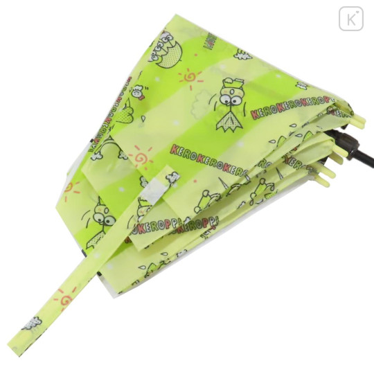 Japan Sanrio Folding Umbrella - Keroppi / Rainy Day - 3