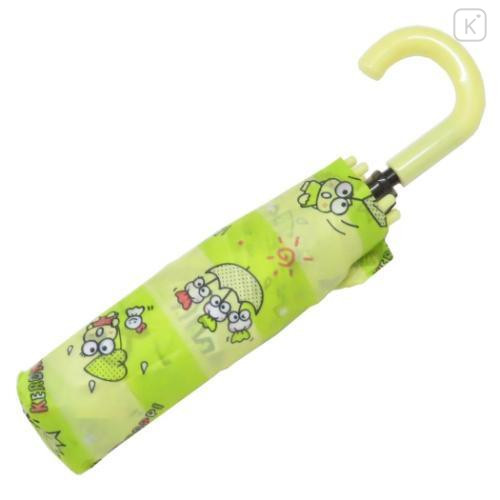 Japan Sanrio Folding Umbrella - Keroppi / Rainy Day - 6