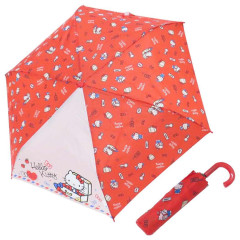 Japan Sanrio Folding Umbrella - Hello Kitty / Travel