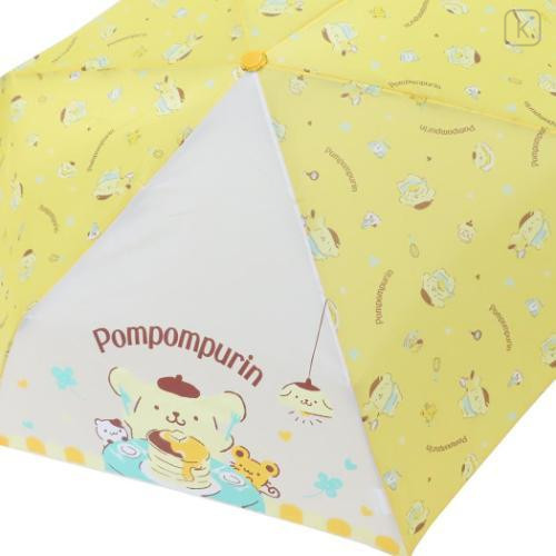 Japan Sanrio Folding Umbrella - Pompompurin / Pancake - 4