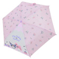 Japan Sanrio Folding Umbrella - My Melody & Kuromi / Beauty Pink - 2