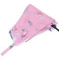 Japan Sanrio Folding Umbrella - My Melody & Kuromi / Beauty Pink - 3