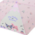 Japan Sanrio Folding Umbrella - My Melody & Kuromi / Beauty Pink - 4