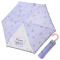 Japan Sanrio Folding Umbrella - Kuromi & Baku / Purple - 1