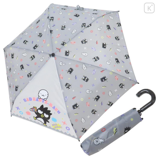 Japan Sanrio Folding Umbrella - Bad Badtz-maru - 1