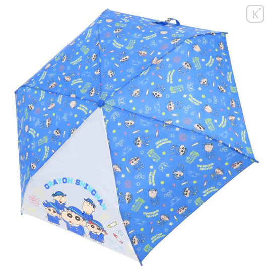 Japan Crayon Shinchan Folding Umbrella - Classmates / Blue - 2