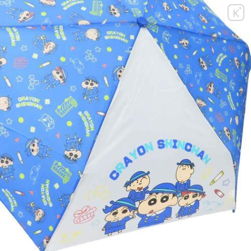 Japan Crayon Shinchan Folding Umbrella - Classmates / Blue - 4