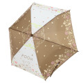 Japan Disney Folding Umbrella - Pooh / Flora Brown - 2