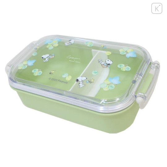 Japan Peanuts Bento Lunch Box 480ml - Snoopy / Grape Green - 1