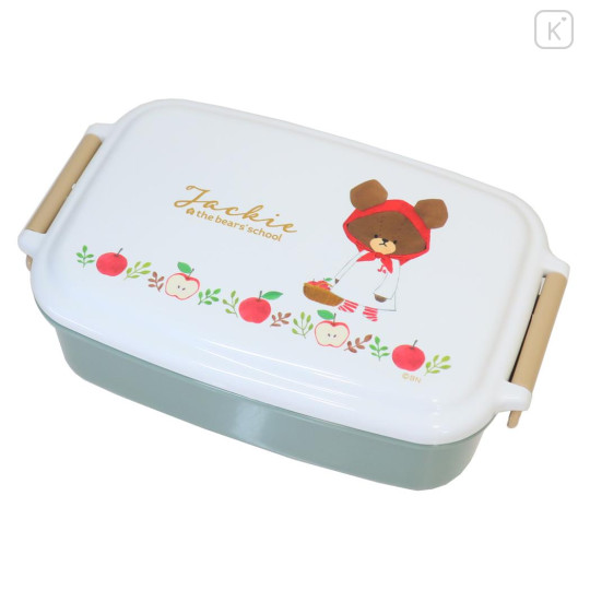 Japan The Bears School Bento Lunch Box 500ml - Jackie / White & Green - 1