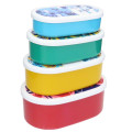 Japan Moomin Nesting Food Storage Container 4pcs Set - Colorful - 2