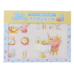 Japan Kirby Iron-on Patch Deco Sticker - Happy Morning / Breakfast