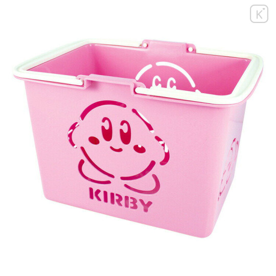 Japan Kirby Basket - Kirby & Waddle Dee / Pink - 1