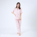 Japan Sanrio Short Sleeve Shirt Pajamas (M) - Hello Kitty - 5