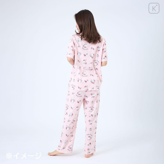 Japan Sanrio Short Sleeve Shirt Pajamas (M) - Hello Kitty - 7