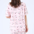 Japan Sanrio Short Sleeve Shirt Pajamas (M) - Hello Kitty / Baby Pink - 7