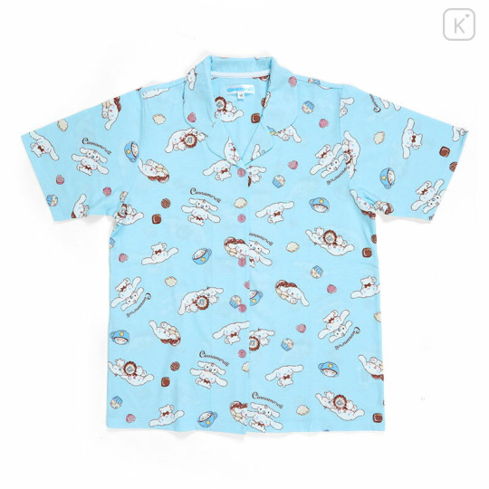 Japan Sanrio Short Sleeve Shirt Pajamas (M) - Cinnamoroll - 2