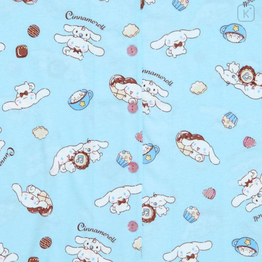 Japan Sanrio Short Sleeve Shirt Pajamas (M) - Cinnamoroll - 4