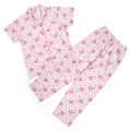 Japan Sanrio Short Sleeve Shirt Pajamas (L) - Marron Cream - 1